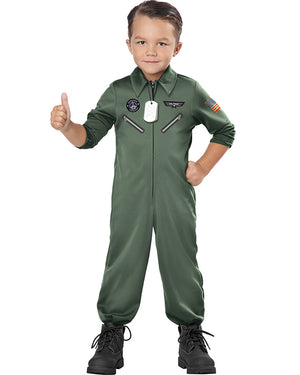Junior Jet Pilot Toddler Kids Costume