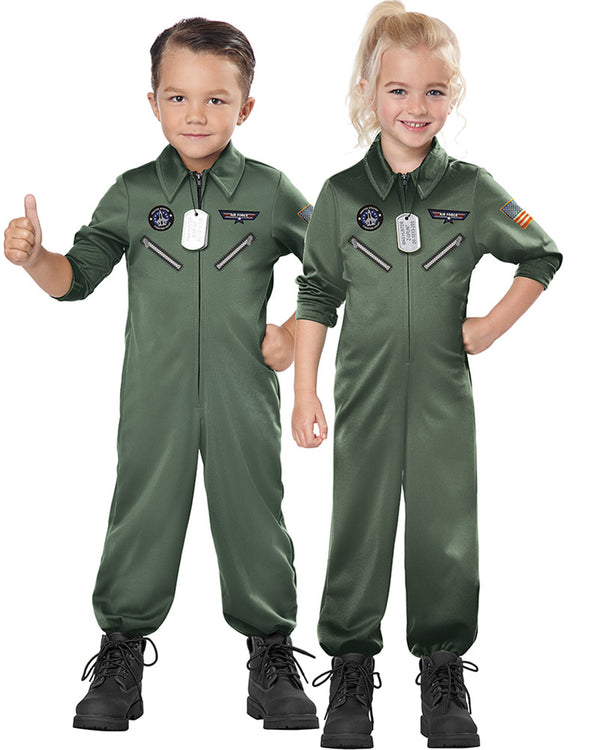 Junior Jet Pilot Toddler Kids Costume