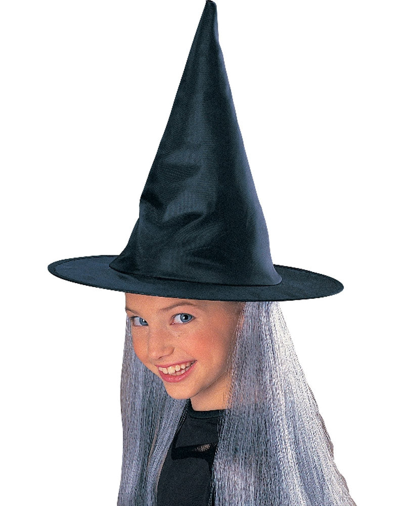 Kids Witch Hat with Grey Hair
