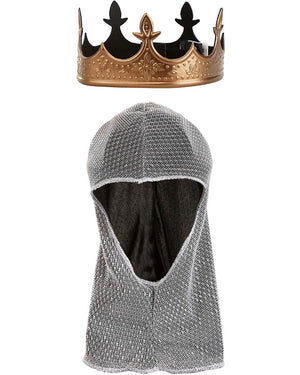 King Arthur Crown and Hood Deluxe Set