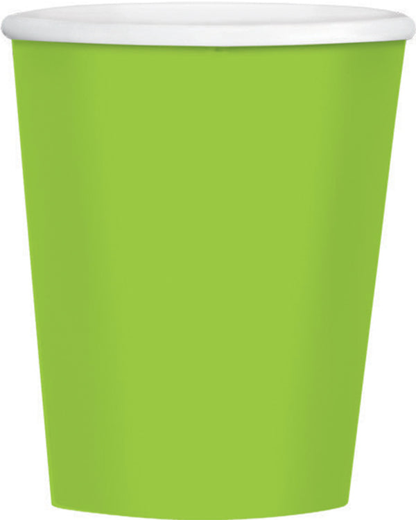 Kiwi Green 354ml Paper Coffee Cups Pack of 40