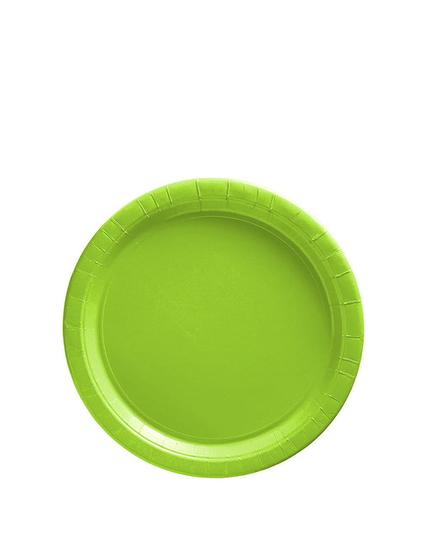 Kiwi Green 17cm Paper Plates Pack of 20
