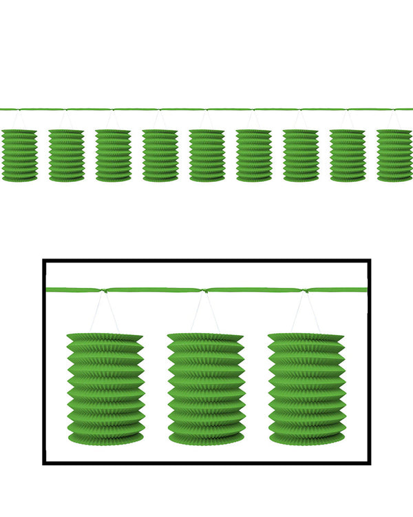 Kiwi Paper Lantern Garland