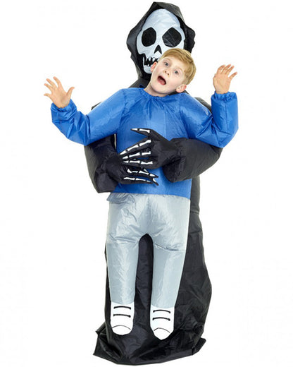 Grim Reaper Inflatable Pick Me Up Kids Costume