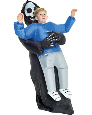 Grim Reaper Inflatable Pick Me Up Kids Costume