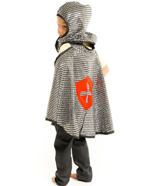 Knight Armour Kids Cape and Hood