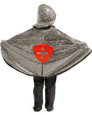 Knight Armour Kids Cape and Hood