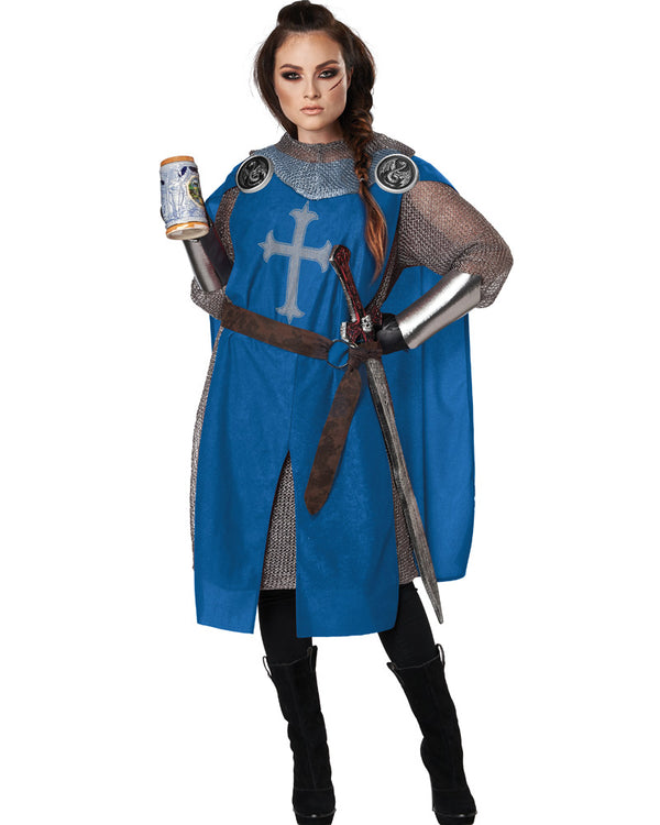 Knights Blue Surcoat Adult Costume