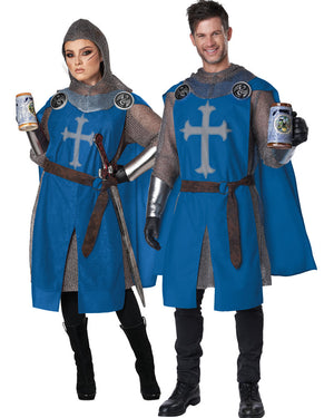 Knights Blue Surcoat Adult Costume
