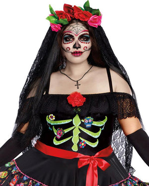 Lady Of The Dead Plus Size Womens Costume