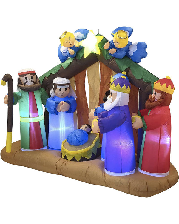 Large Angel Nativity Scene Christmas Lawn Inflatable 2m