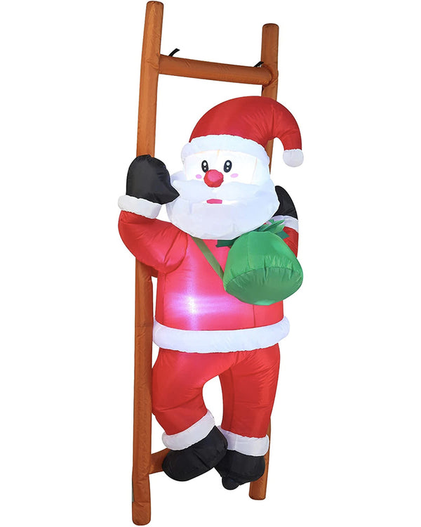 Large Climbing Santa Christmas Lawn Inflatable 1.8m (US PLUG)