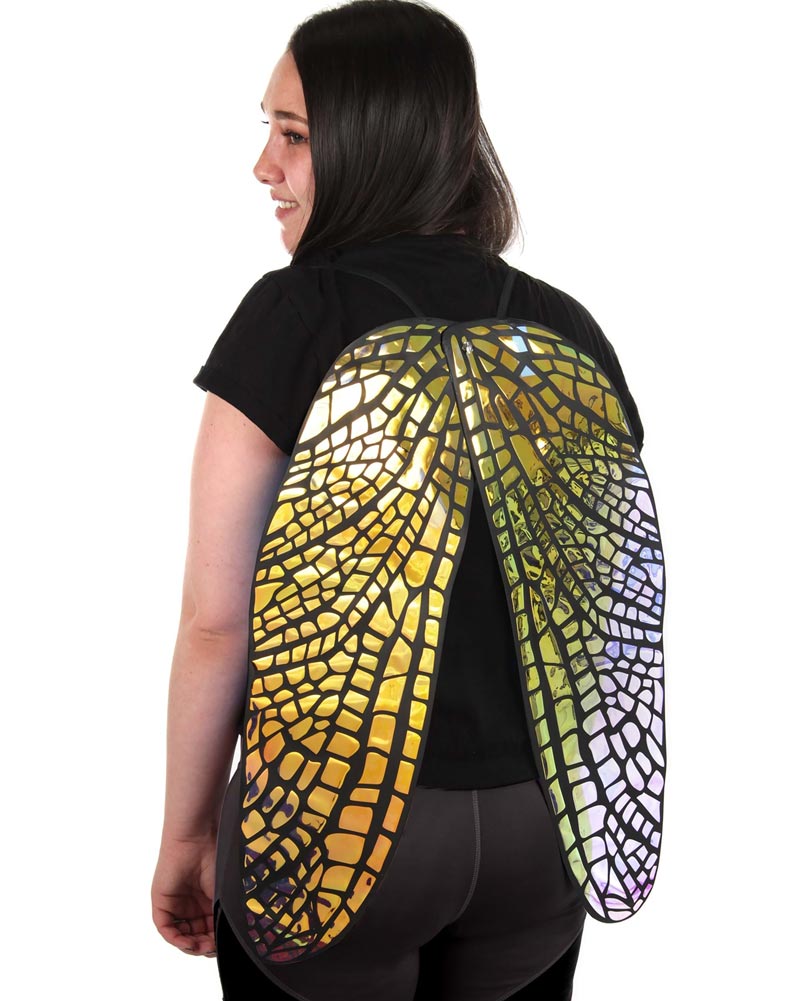 Large Holographic Fairy Wings
