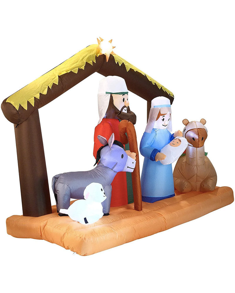 Large Nativity Scene Christmas Lawn Inflatable 2m