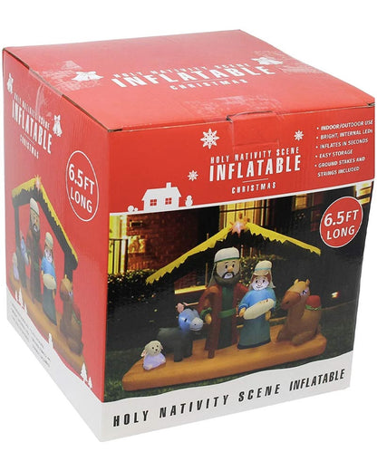 Large Nativity Scene Christmas Lawn Inflatable 2m