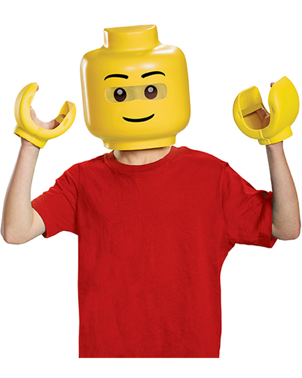 Lego Iconic Kids Half Mask and Gloves