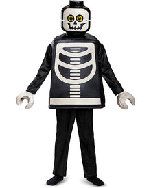 Lego Minifigures Skeleton Deluxe Boys Halloween Costume