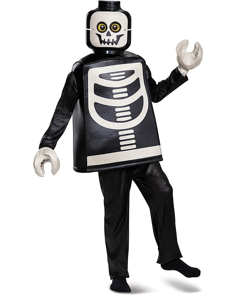 Lego Minifigures Skeleton Deluxe Boys Costume