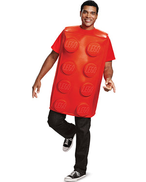 Lego Red Brick Adult Costume