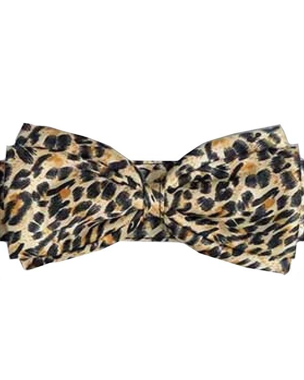 Leopard Deluxe Bow Tie