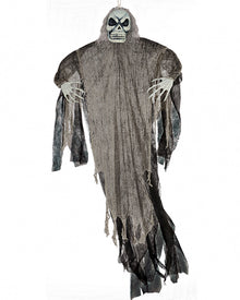 Life Size Black Reaper Hanging Decoration 2.1m