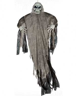 Life Size Black Reaper Hanging Decoration 2.1m