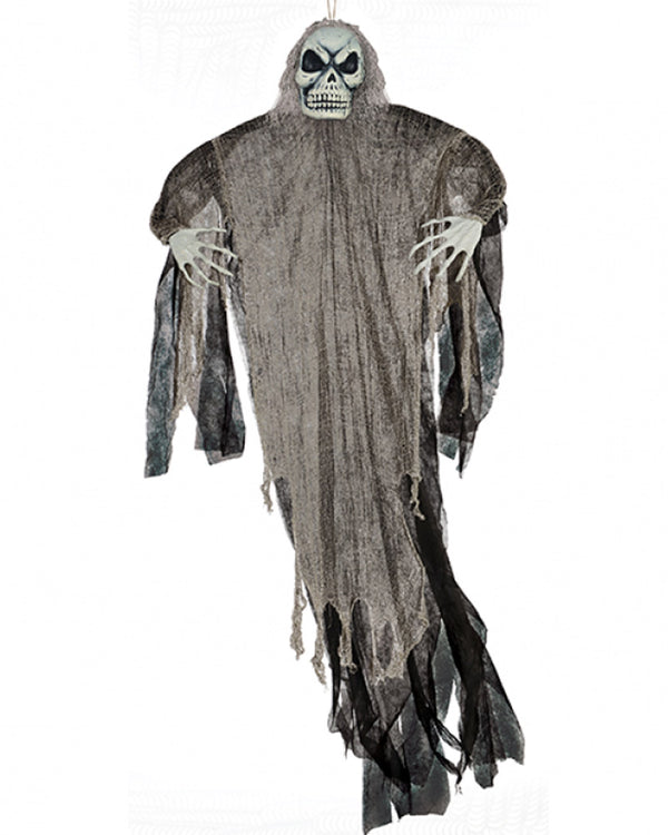 Life Size Black Reaper Hanging Decoration 2.1m