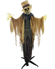 Light Up Scarecrow With Sound 1.6m For Halloween