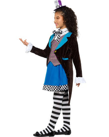 Little Miss Hatter Deluxe Girls Costume