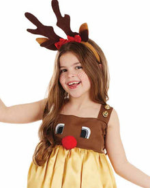Little Miss Rudolph Girls Christmas Costume