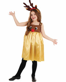 Little Miss Rudolph Girls Christmas Costume