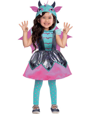 Little Mystic Dragon Girls Costume