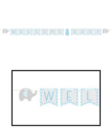 Little Peanut Boy Ribbon Banner