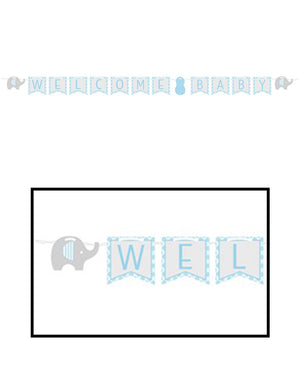 Little Peanut Boy Ribbon Banner