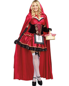 Little Red Womens Plus Size Halloween Costume