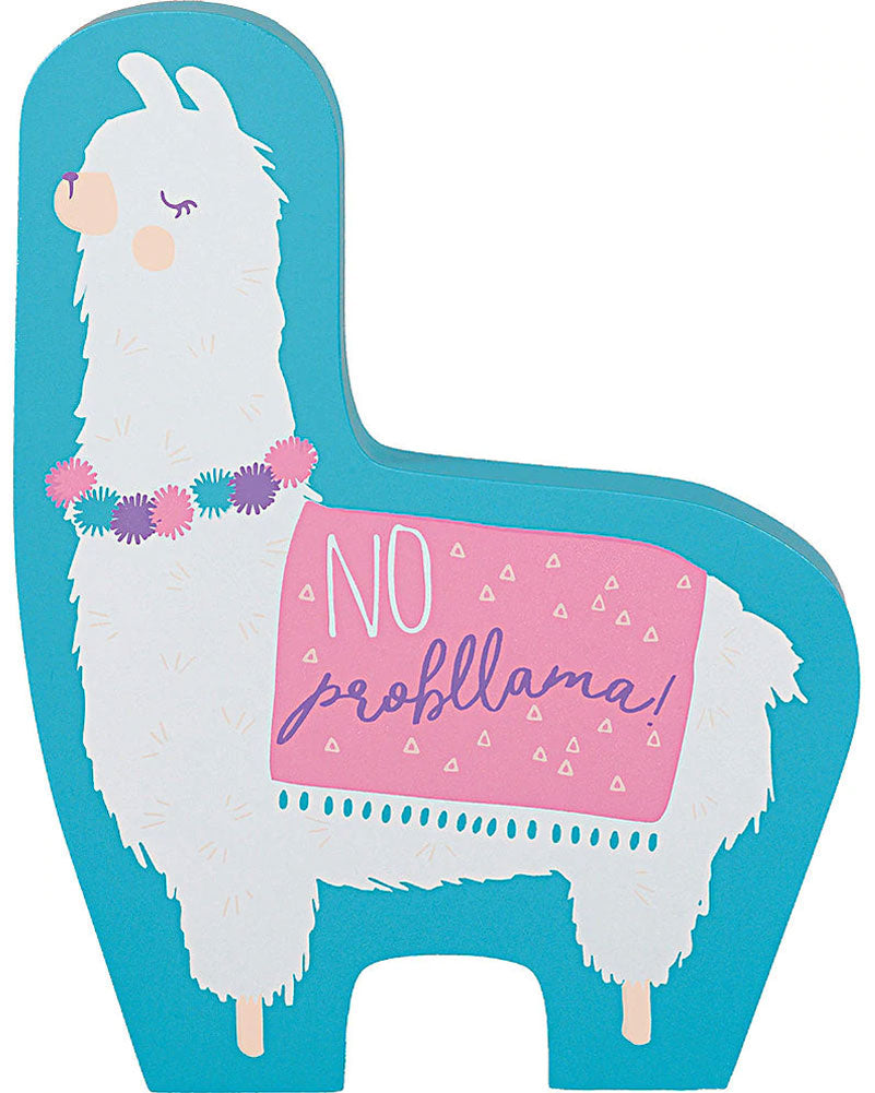 Llama Fun Mini Standing Sign
