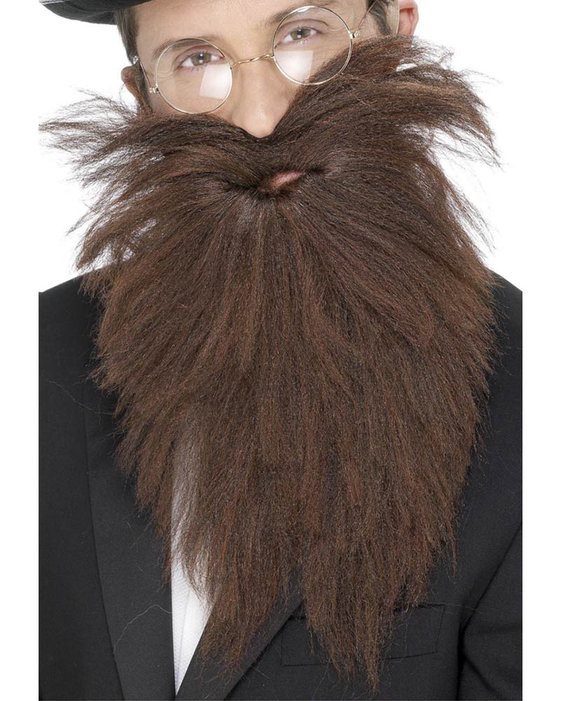 Long Brown Beard and Moustache