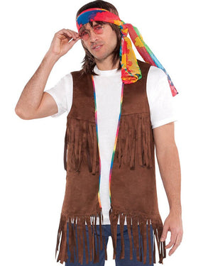 Long Hippie Mens Vest