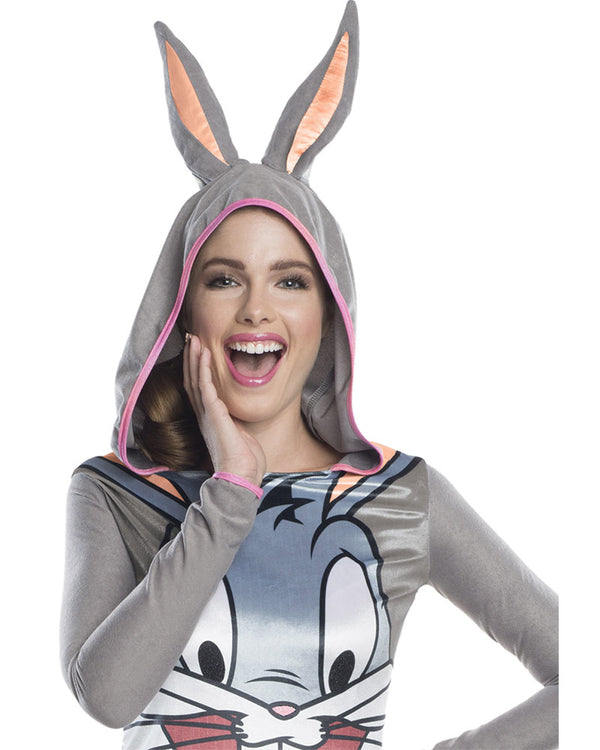 Looney Tunes Bugs Bunny Hooded Tutu Dress Womens Costume