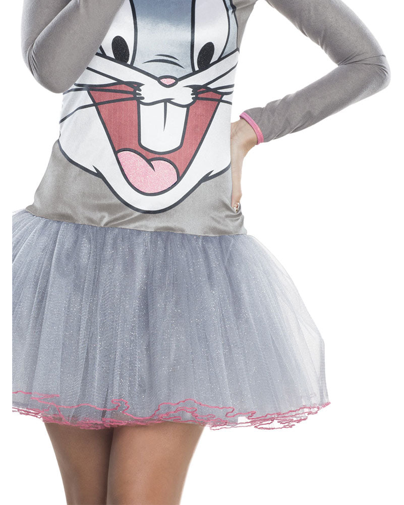 Looney Tunes Bugs Bunny Hooded Tutu Dress Womens Costume