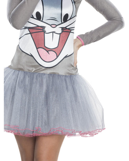 Looney Tunes Bugs Bunny Hooded Tutu Dress Womens Costume