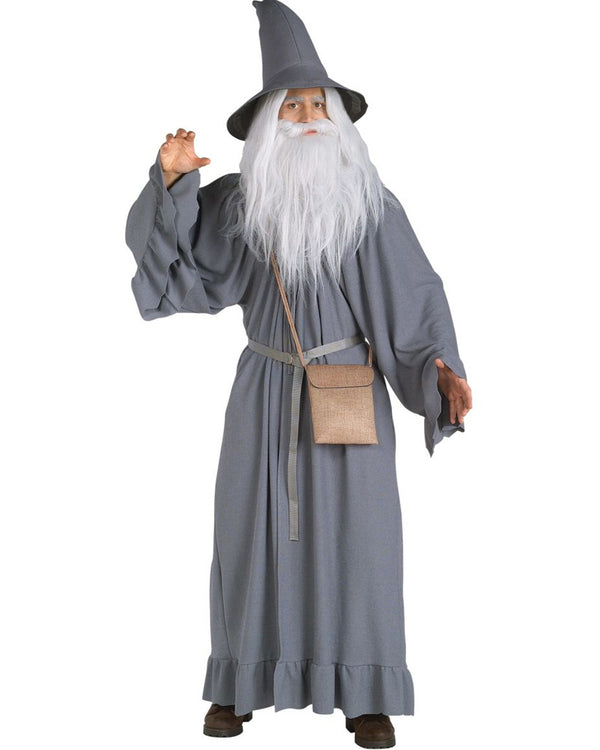 Lord of the Rings Gandalf Grey Robe Mens Costume