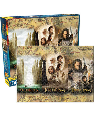 Lord of the Rings Triptych 1000 Piece Puzzle