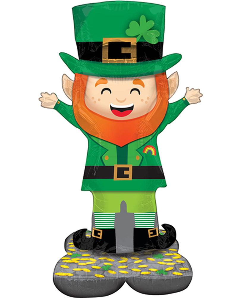 Lucky Leprechaun AirLoonz Foil Balloon 134cm