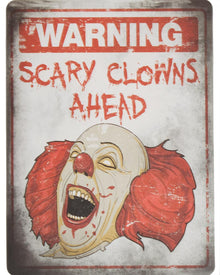 Scary Sign Assortment Pack of 4 For Halloween