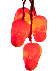 Light Up Skull Chandelier For Halloween