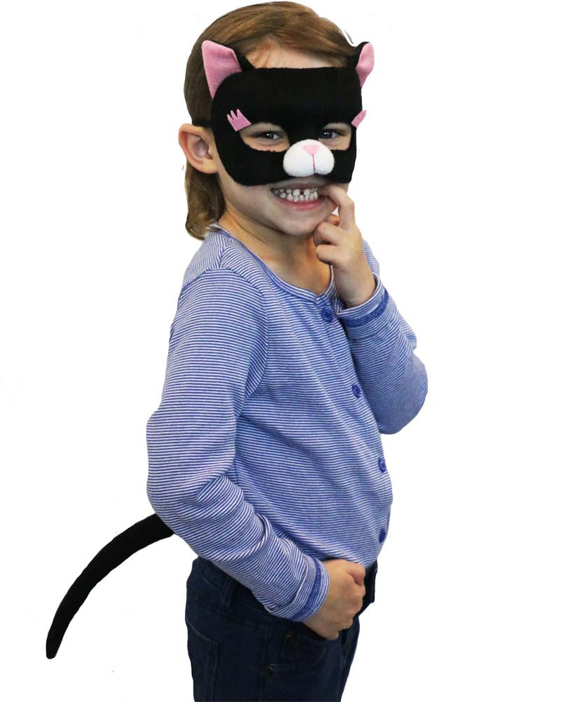 Cat Deluxe Mask and Tail Set