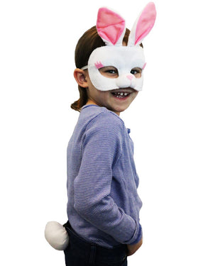 Rabbit Deluxe Mask and Tail Set