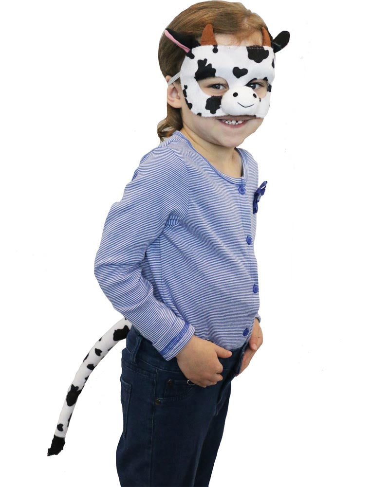 Cow Deluxe Mask and Tail Set