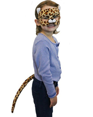 Leopard Deluxe Mask and Tail Set